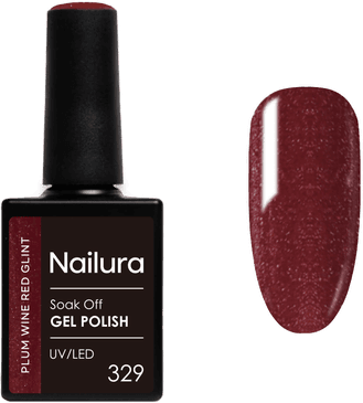Nailura Gel Polish 329 Plum Wine Red