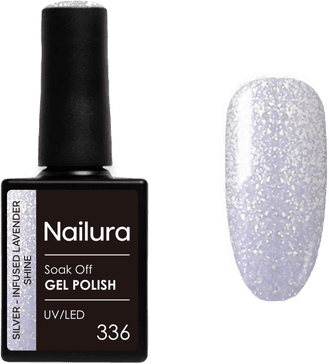 Nailura Gel Polish 336 Silver Infused Lavender Shine