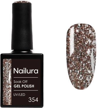 Nailura Gel Polish 354 Pewter Silver Shimmer