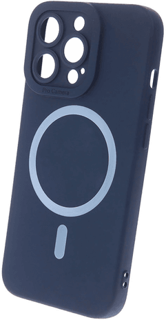 Silicon Covers MagSafe-deksel iPhone 14 Pro Max Mørkeblå
