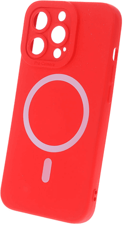 Silicon Covers MagSafe-deksel iPhone 14 Pro Rød
