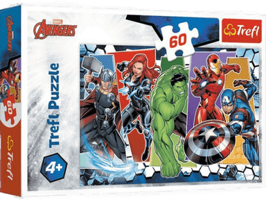 Trefl Puslespill 60 Brikker Avengers