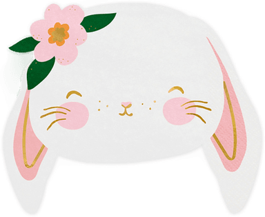 Partydeco Påskeservietter Søte Kaniner