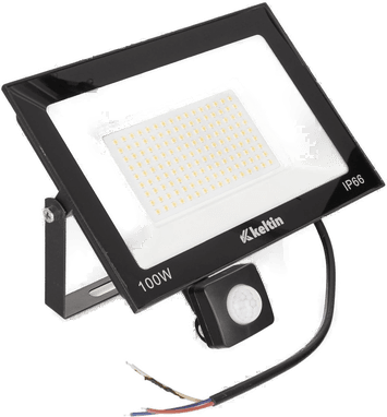 Usorteret 100W LED-flomlys med bevegelsessensor