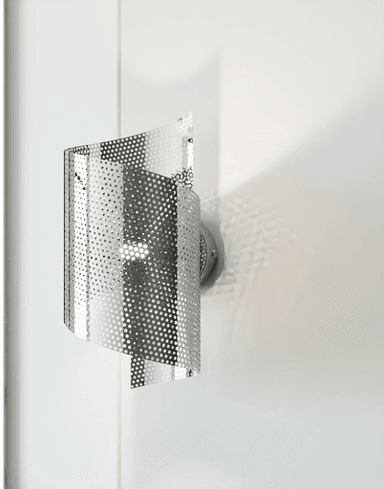 Emibig Lighting Vegglampe Spiral, krom, G9