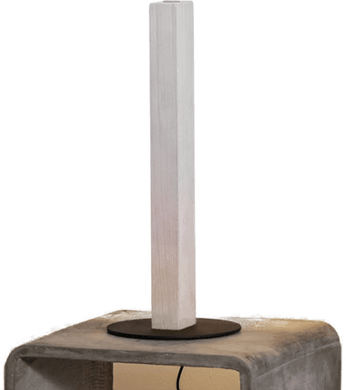 Tk Lighting LED-bordlampe Teo, bøk, 42 cm