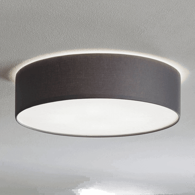 Tk Lighting Rondo taklampe, grå, Ø 50 cm