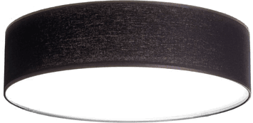 Tk Lighting Rondo taklampe, svart, Ø 50 cm