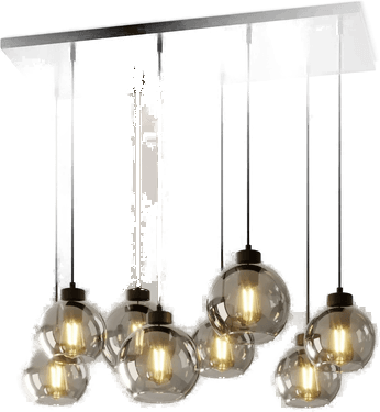 Tk Lighting Hengelampe Cubus 95 cm 8 lyskilder