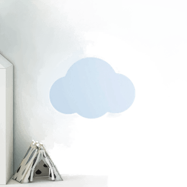 Tk Lighting Cloud vegglampe, blå, 38 x 27 cm