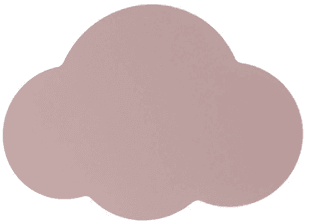 Tk Lighting Vegglampe Cloud, rosa
