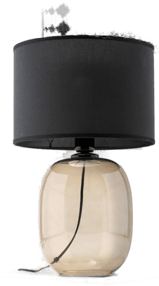 Tk Lighting Melody bordlampe 48 cm brunt glass