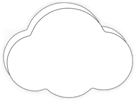 Tk Lighting Taklampe Cloud, rosa, 43 cm