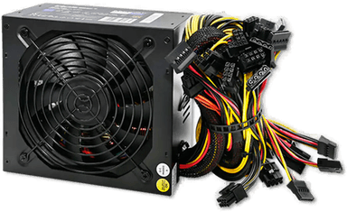 Qoltec 1600W Strømforsyning Gold