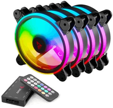 Savio FAN-01 120mm ARGB vifte 4-pk