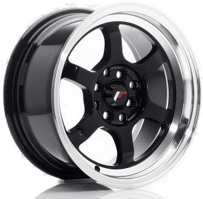 Japan Racing JR12 Shiny Black 8x17 5/100 ET33