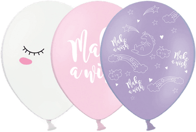 Partydeco Ballonger Unicorn 50-pakning