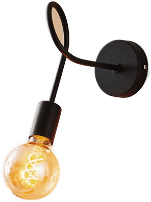 Helam Vegglampe Oxford svart