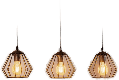 Helam Pendellampe Agat svart