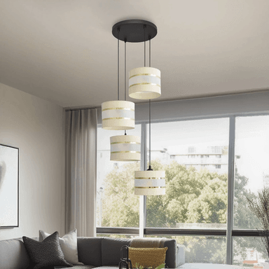 Euluna Pendellampe Helen ecru-gull