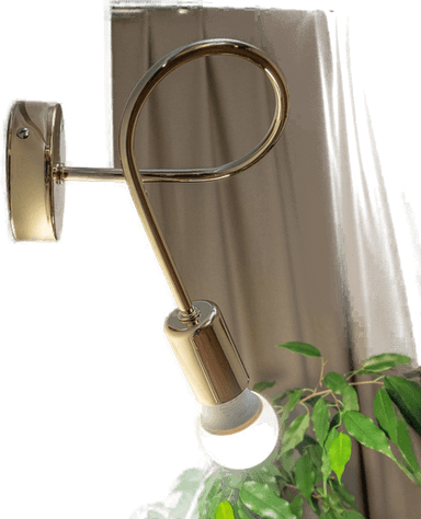 Helam Vegglampe Oxford, gullfarget