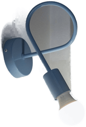 Helam Vegglampe Oxford, lyseblå