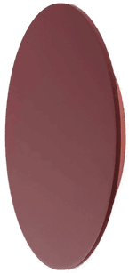 Argon LED-vegglampe Orios Plus, rød, Ø 30 cm