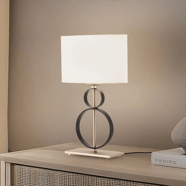 Argon Bordlampe Priam, svart/gull