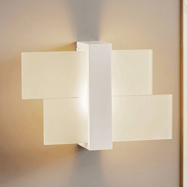 Sollux Lighting Vegglampe Shifted 1, hvit