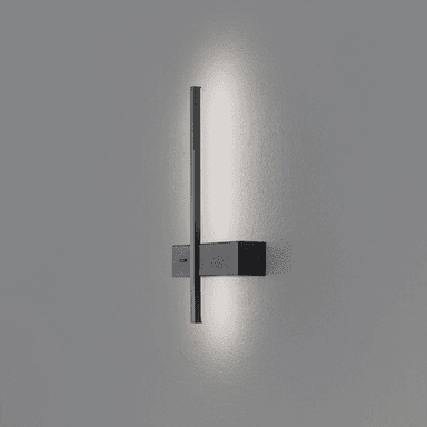Milagro Lighting LED-vegglampe Vision 30 cm svart