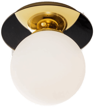 Ekolight Taklampe Plato, gullfarget, Ø 25 cm