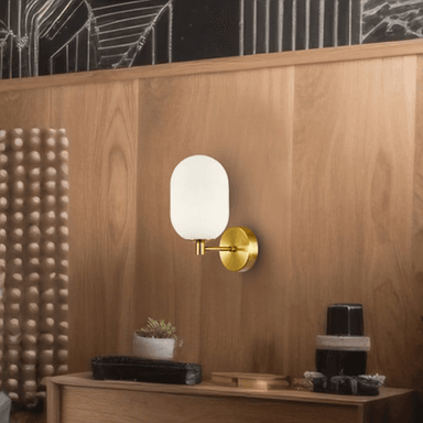 Ekolight Vegglampe Alias, gullfarget