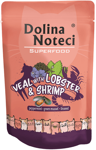 Dolina Noteci Superfood Kalvekjøtt med Hummer og Reker