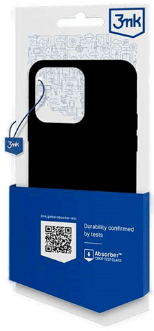 3Mk Matt Deksel iPhone 15 Svart