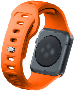 3Mk Silikonrem Apple Watch 38/40/41mm Oransje