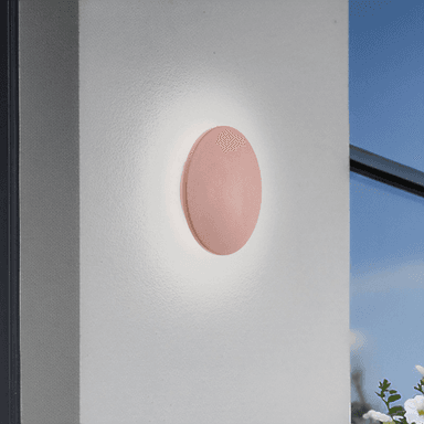 Euluna LED-vegglampe Aria M, teglrød