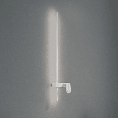 Euluna Vegglampe EASY LEFT, hvit