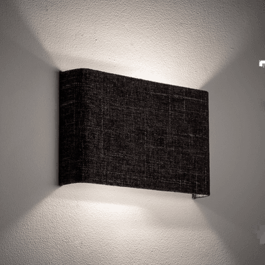 Euluna Vegglampe Amarela B, svart melange