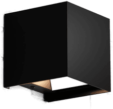 Mcj Zuza 2 vegglampe, svart, G9