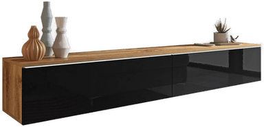 Concept 55 Tv-skap 180 cm Natur/Svart