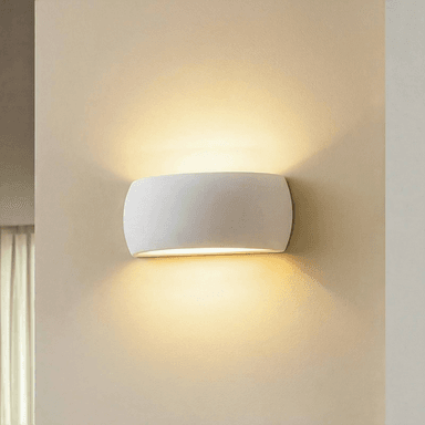 Sollux Lighting Vegglampe Curve hvit