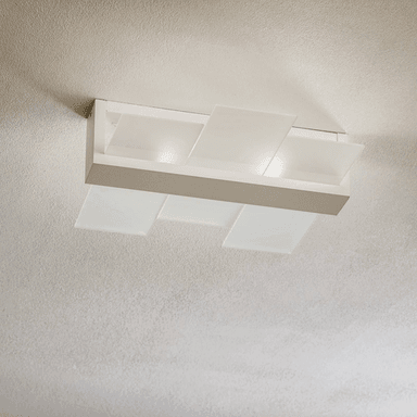 Sollux Lighting Taklampe Shifted 2, hvit