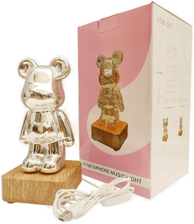 Oem Art Deco 3D Bjørn LED Bordlampe