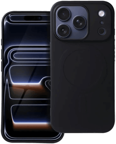 Oem Silikondeksel MagSafe iPhone 17 Pro - Svart