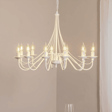 Aldex Lysekrone Rosa 12 lyskilder