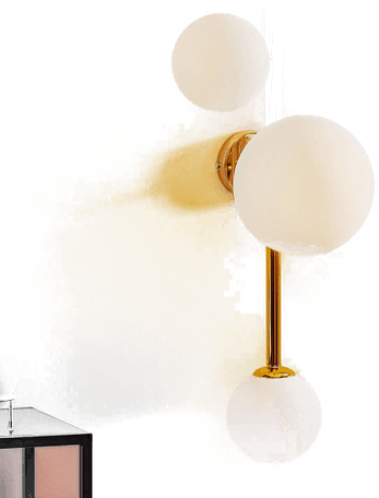 Aldex Vegglampe Dione, gull