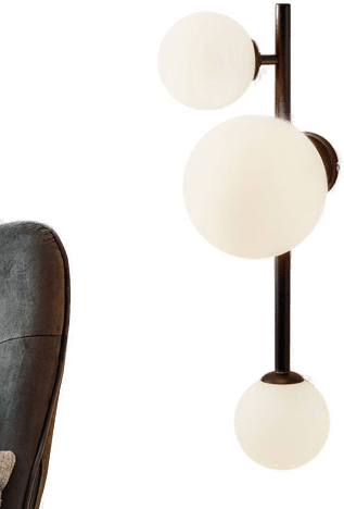 Aldex Vegglampe Dione, svart