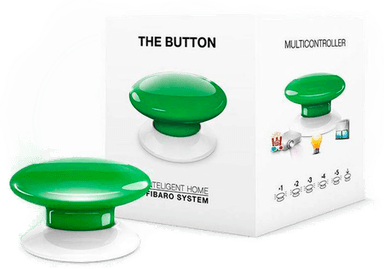Fibaro The Button Z-Wave Bryter Grønn