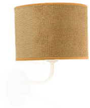 Duolla Vegglampe hvit/sennepsgul