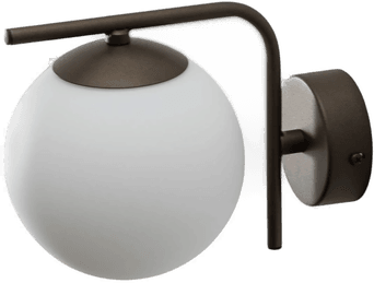 Domiluce Aurora vegglampe, brun, E14